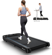 Under Desk Walking Treadmill 0-9% Incline Quiet Home Office Gym