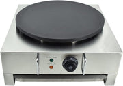 40cm Commercial Electric Crepe Maker 3000W Non-Stick Stainless Steel Hotplate