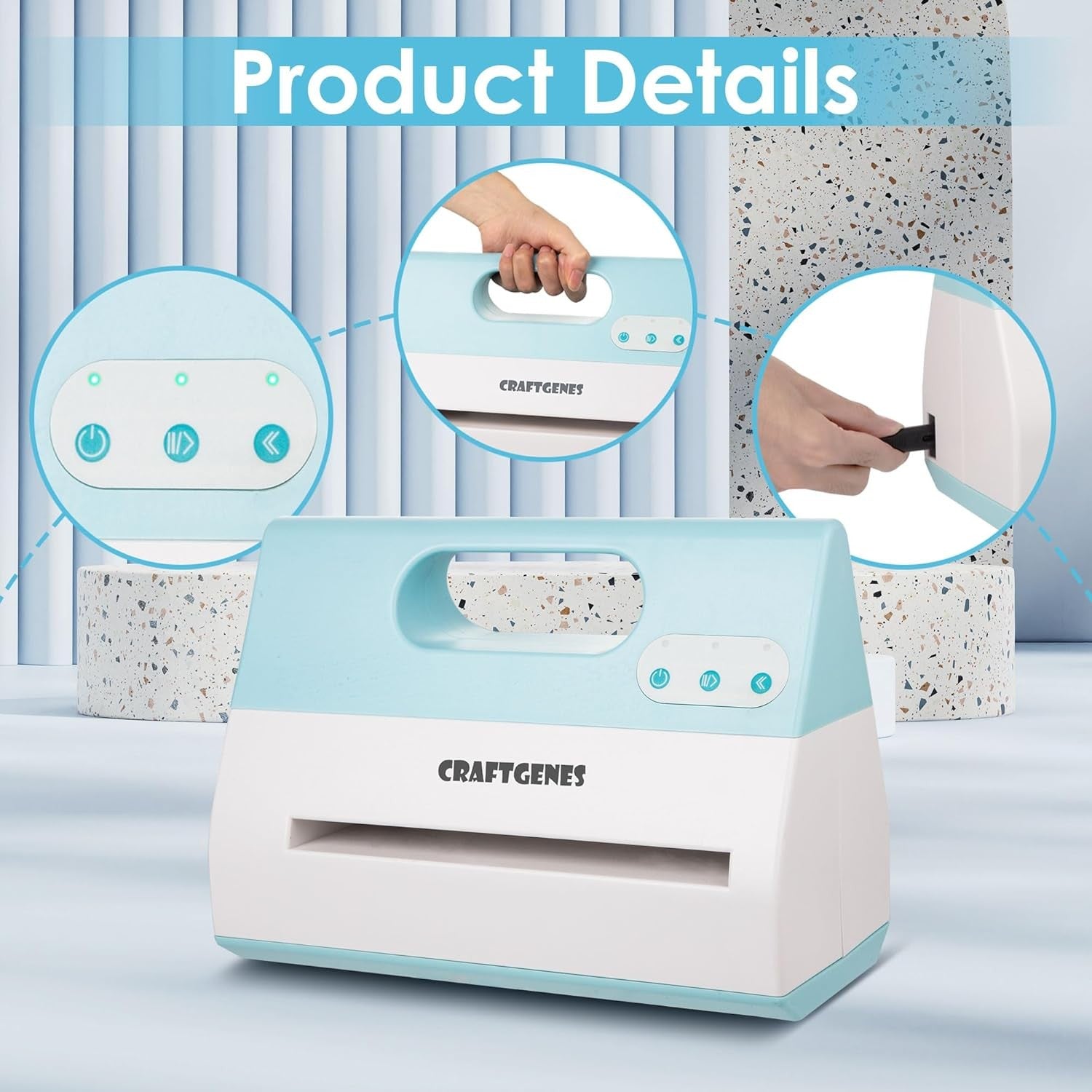 Electric Die Cutting Machine 9 Inch Craft Embossing Cutter Card Making