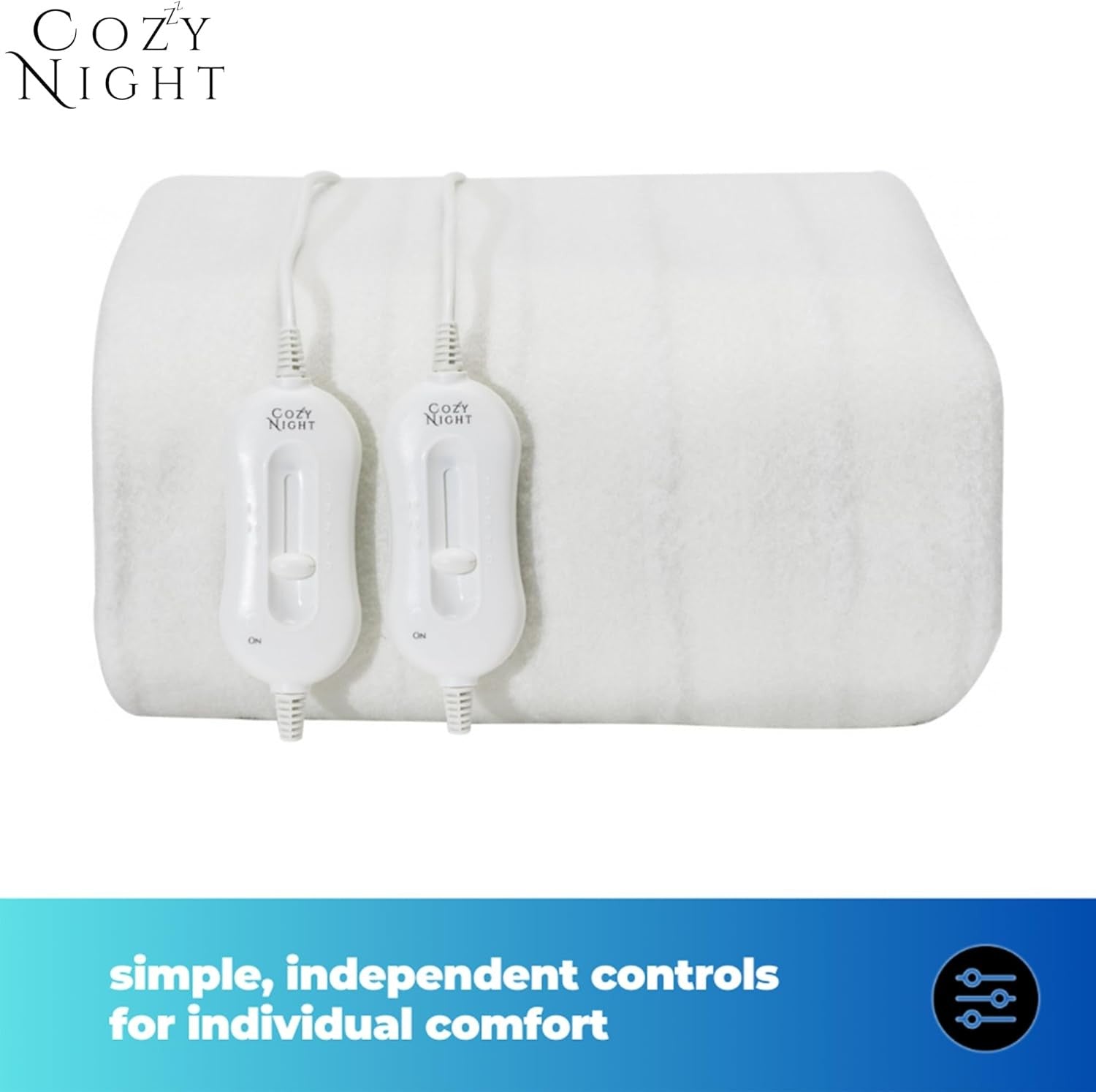 Electric Heated Underblanket Super King 182x200cm Dual Control 3 Heat Washable