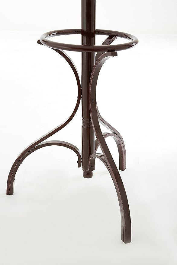 Mahogany Floor Standing Coat Stand 184cm | Wooden Hall Tree Hanger for Coats