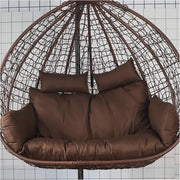 2 Seater Egg Chair Cushion Waterproof Thick Swing Seat Pad Garden Patio Comfort