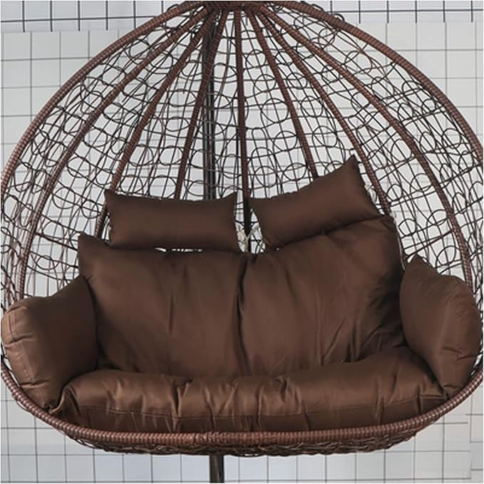 2 Seater Egg Chair Cushion Waterproof Thick Swing Seat Pad Garden Patio Comfort