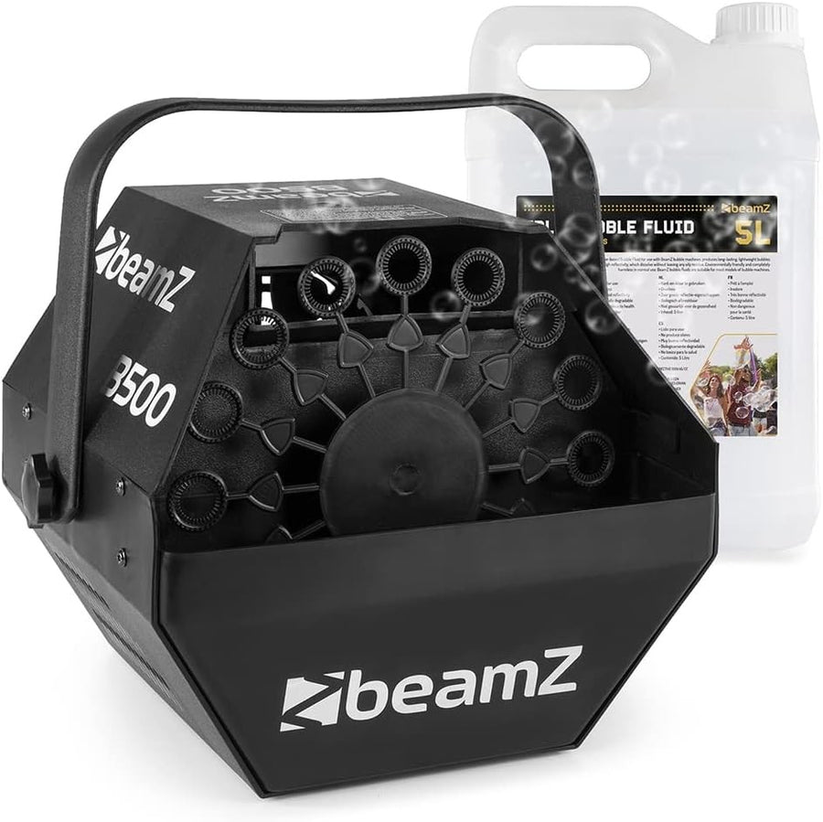 Professional Bubble Machine with 5L Fluid for Parties Events