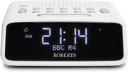 DAB Digital Clock Radio Large LCD Dual Alarms Bedside FM