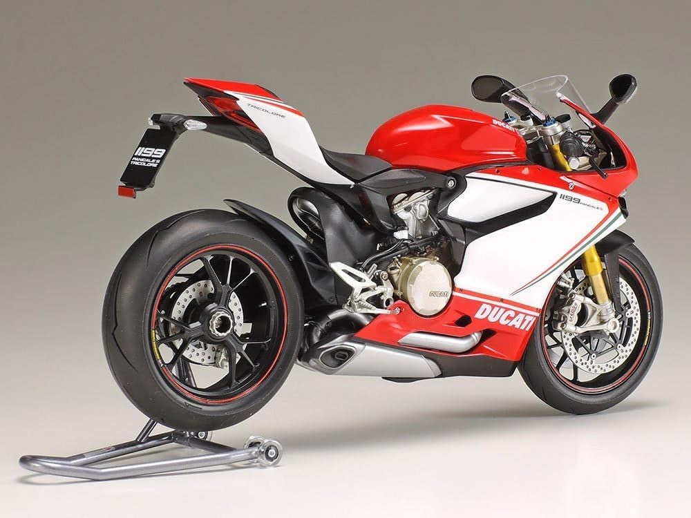 1:12 Scale Red Sports Bike Model Kit – Realistic Build, Display-Ready