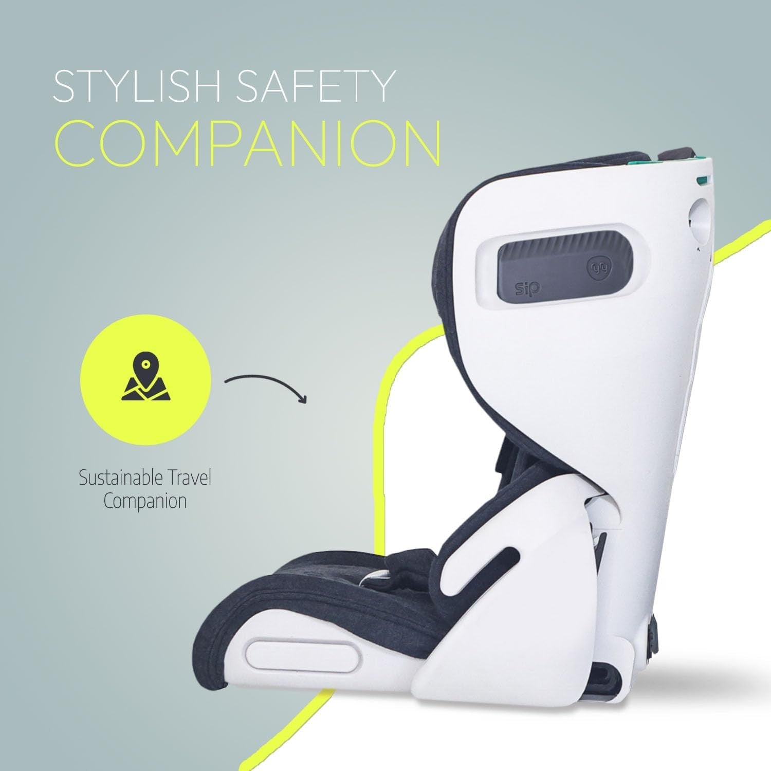 Foldable Toddler Car Seat ISOFIX Travel Compact 15 Months–5 Years