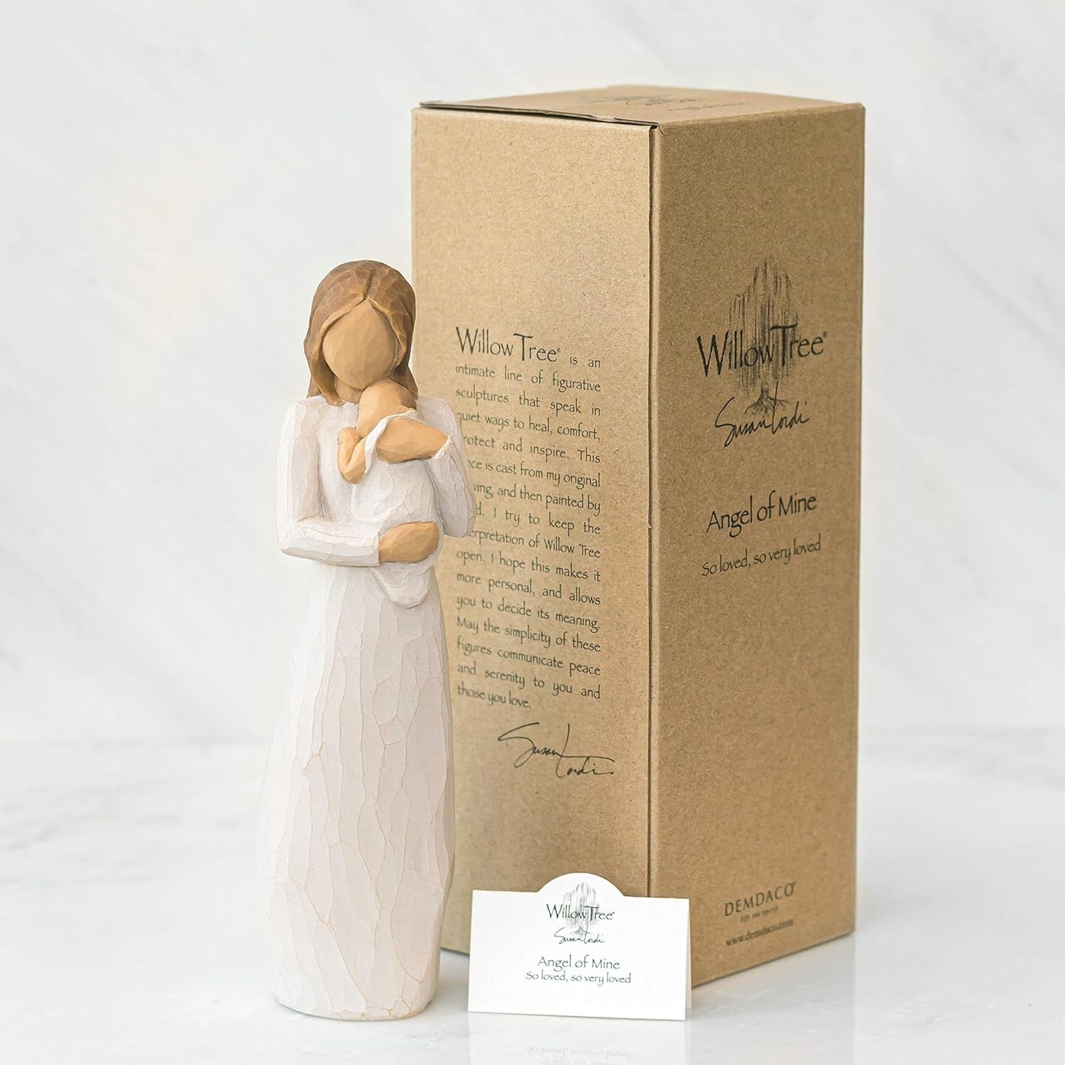 Mother & Baby Figurine Resin Sculpture Gift Decor Handcrafted Keepsake