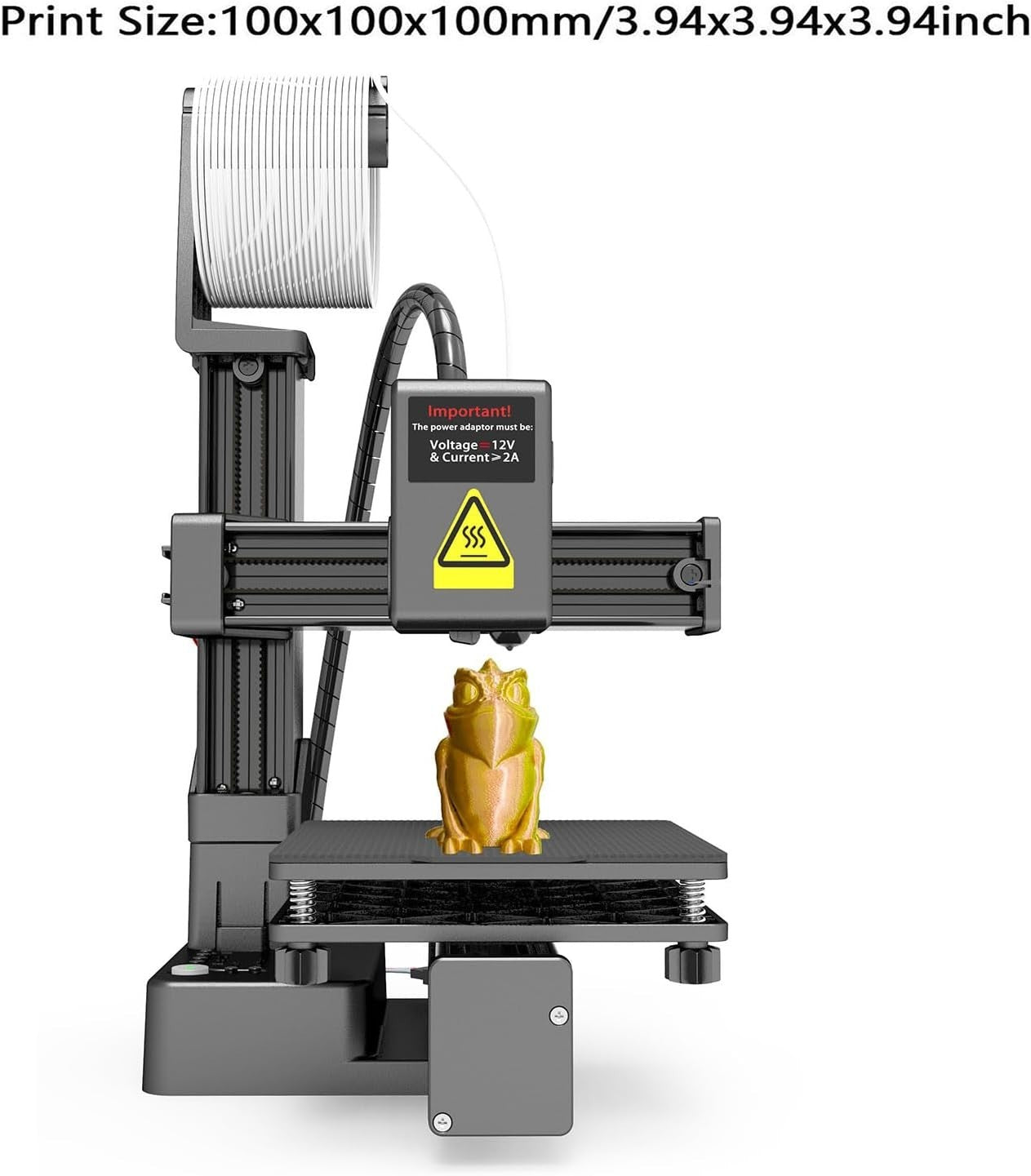 Mini FDM 3D Printer Beginner Compact Fast Heating PLA TPU