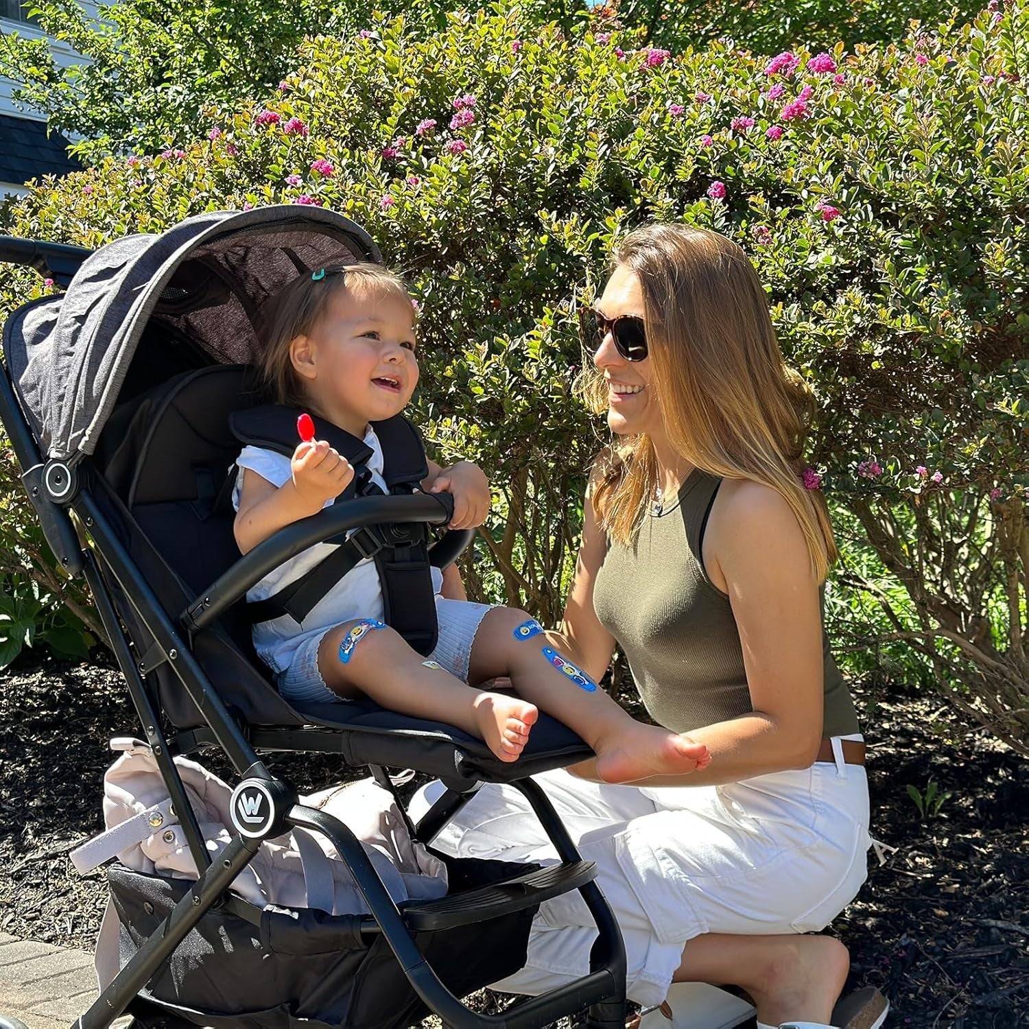 Lightweight Baby Stroller One Hand Fold Compact Travel Pushchair w Basket