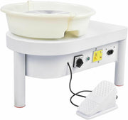 Electric Pottery Wheel 25cm 350W Ceramic Clay Machine with Foot Pedal