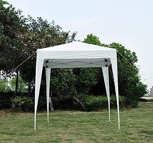 2x2m Pop Up Gazebo Garden Party Tent Waterproof w/ Sidewalls White