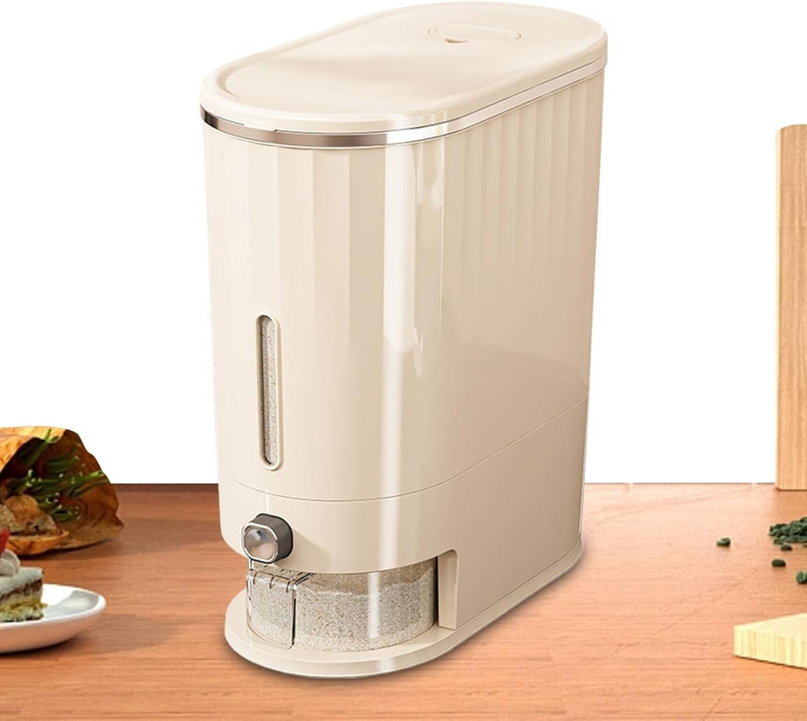 20 Catties Rice Dispenser Airtight ABS Grain Bin