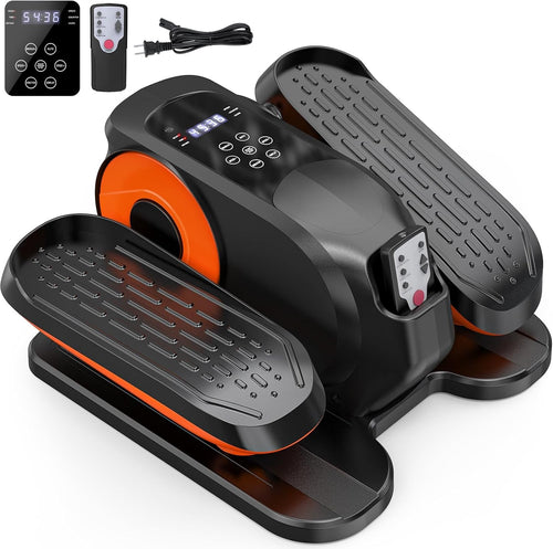 Under Desk Electric Elliptical Pedal Exerciser Quiet 12 Speed Remote Trainer