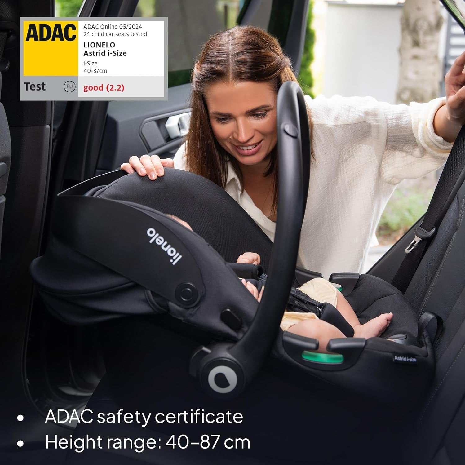 i-Size Baby Car Seat 40–87cm Rear Facing Lightweight R129 Newborn Toddler