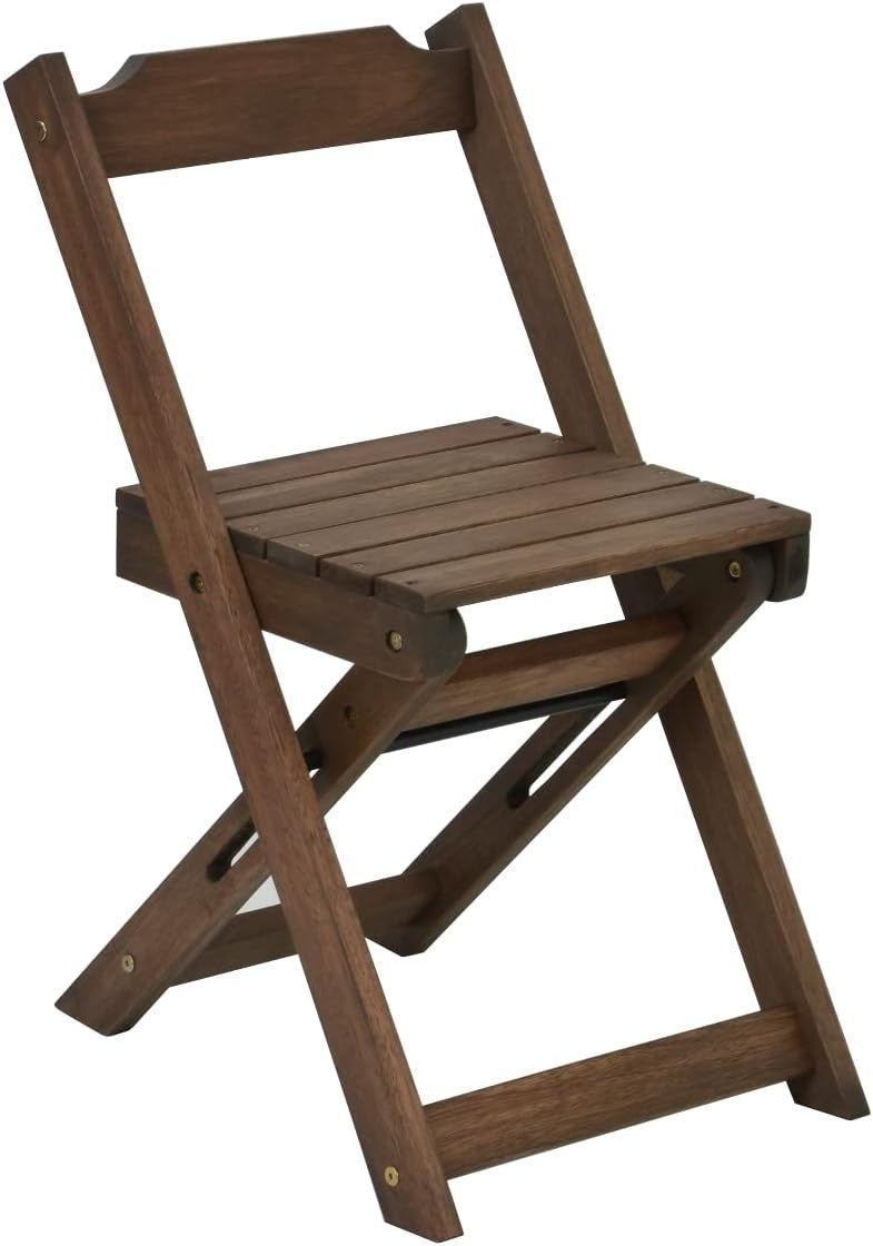 Folding Butterfly Dining Set with 4 Chairs Grey Teak Eucalyptus Wood