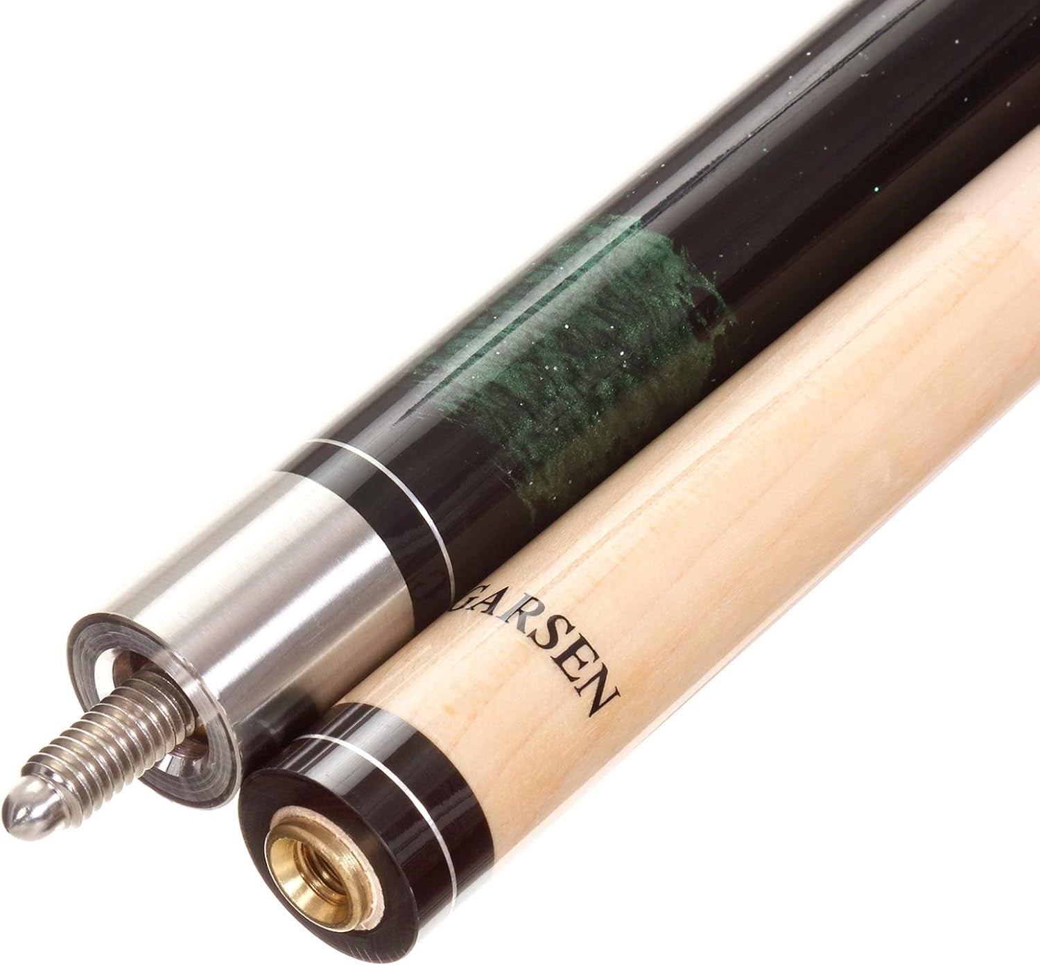 58" Pool Cue Set of 4 Maple Billiard Sticks 18oz 19oz 20oz 21oz