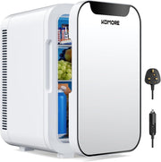 18L Mini Fridge Cooler & Warmer Portable AC 12V Compact White