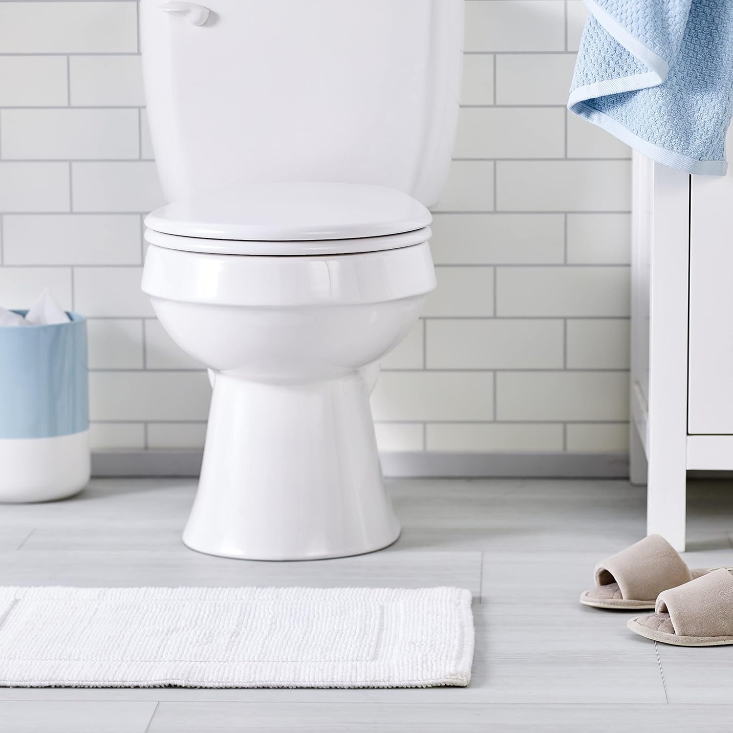 Luxury Oval Soft Close Toilet Seat White Quick Release Heavy Duty Universal 35x4