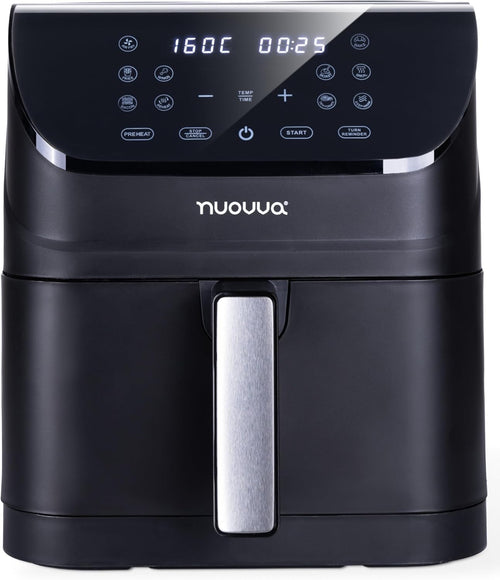 6L Digital Air Fryer 1500W Oil-Free Cooker Timer Temp Control Family Use