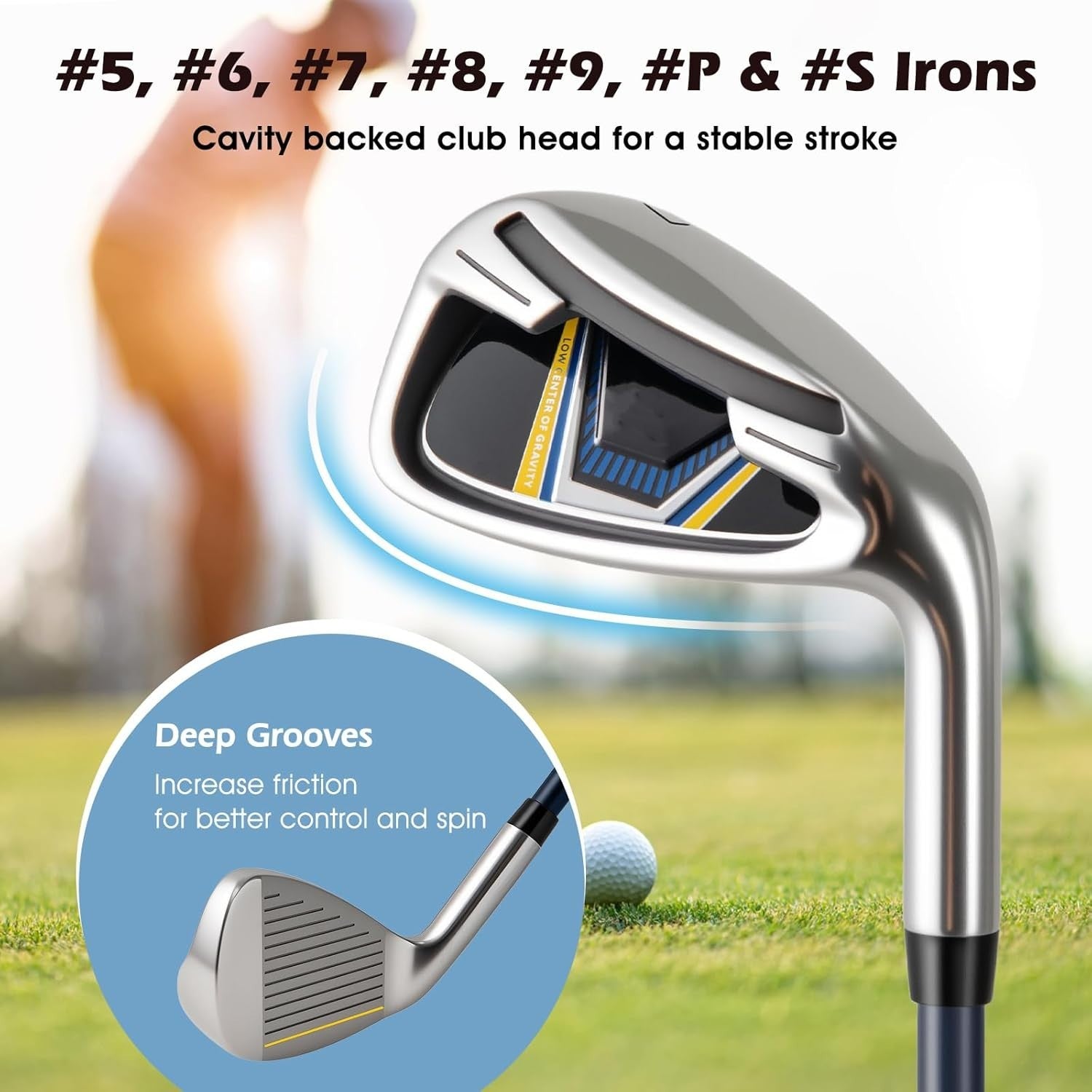 Ladies Right Hand Complete Golf Set 12pc 460cc Driver Hybrids Stand Bag