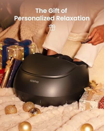 Shiatsu Foot Massager with Heat, Deep Kneading & Compression, Remote