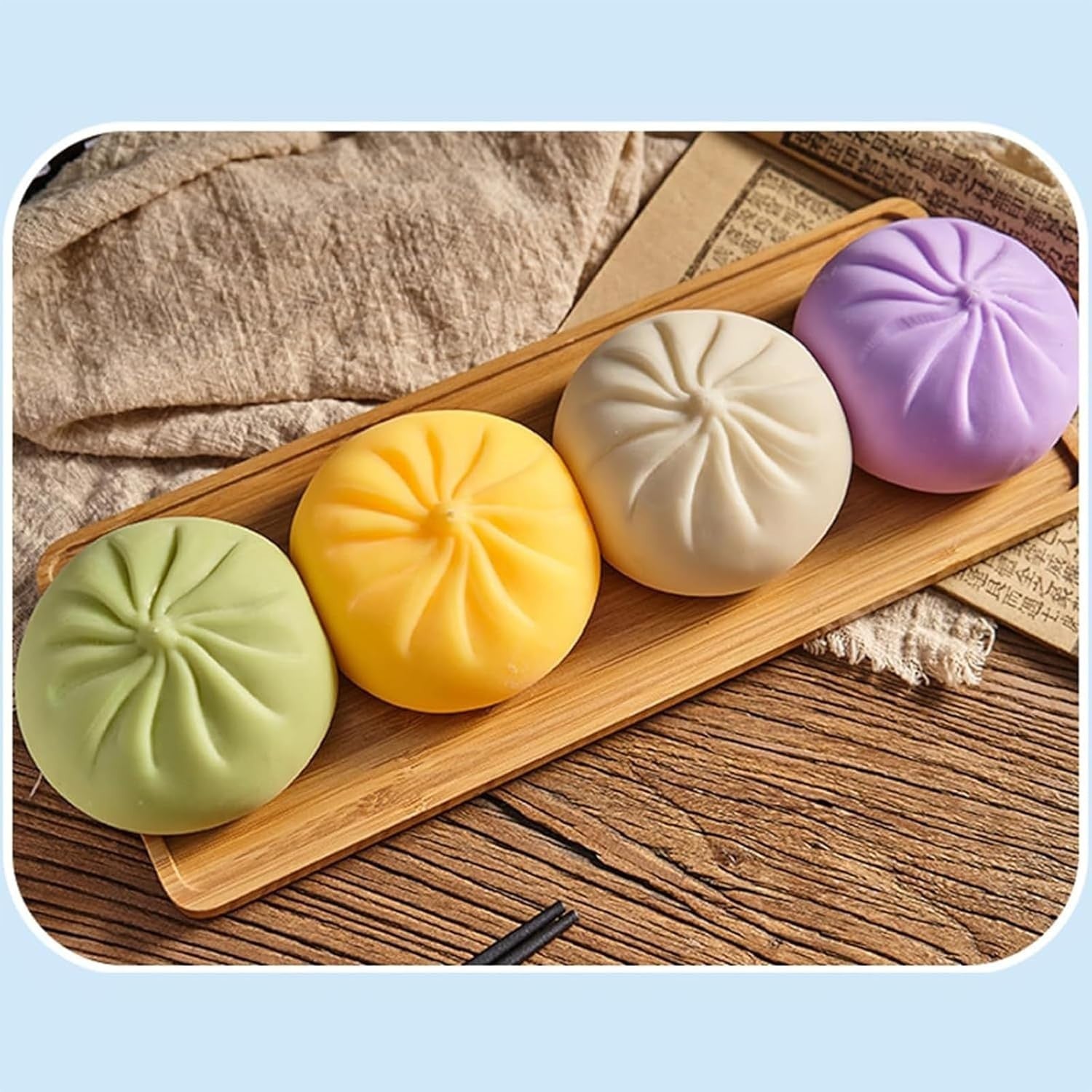 Giant Dumpling Squishy Stress Relief Jumbo Squeeze Fidget Toy