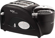 2-Slot Toaster with Bean & Egg Maker 1200W 5 Browning Levels Black