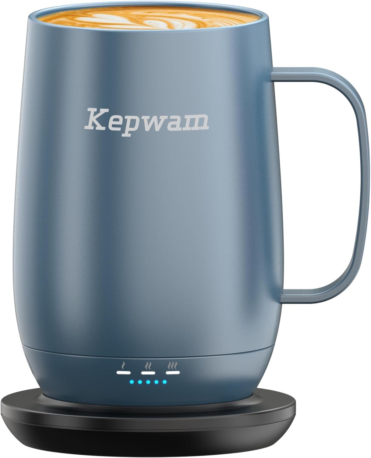 Self Heating Coffee Mug 20oz Smart Temp Control 8H Battery Blue