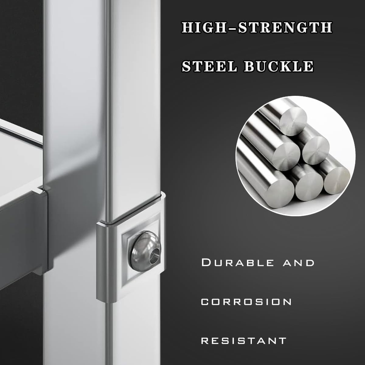 3 Tier Stainless Steel Serving Trolley Rolling Kitchen Cart Locking Wheels