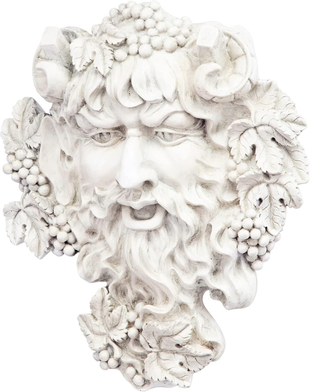 Bacchus Greenman Wall Sculpture 30.5cm Resin Plaque
