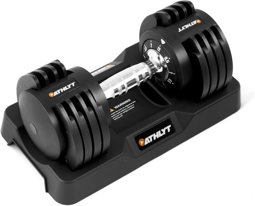 Adjustable Dumbbell 12KG Quick Twist 5 Weights Space-Saving Home Gym