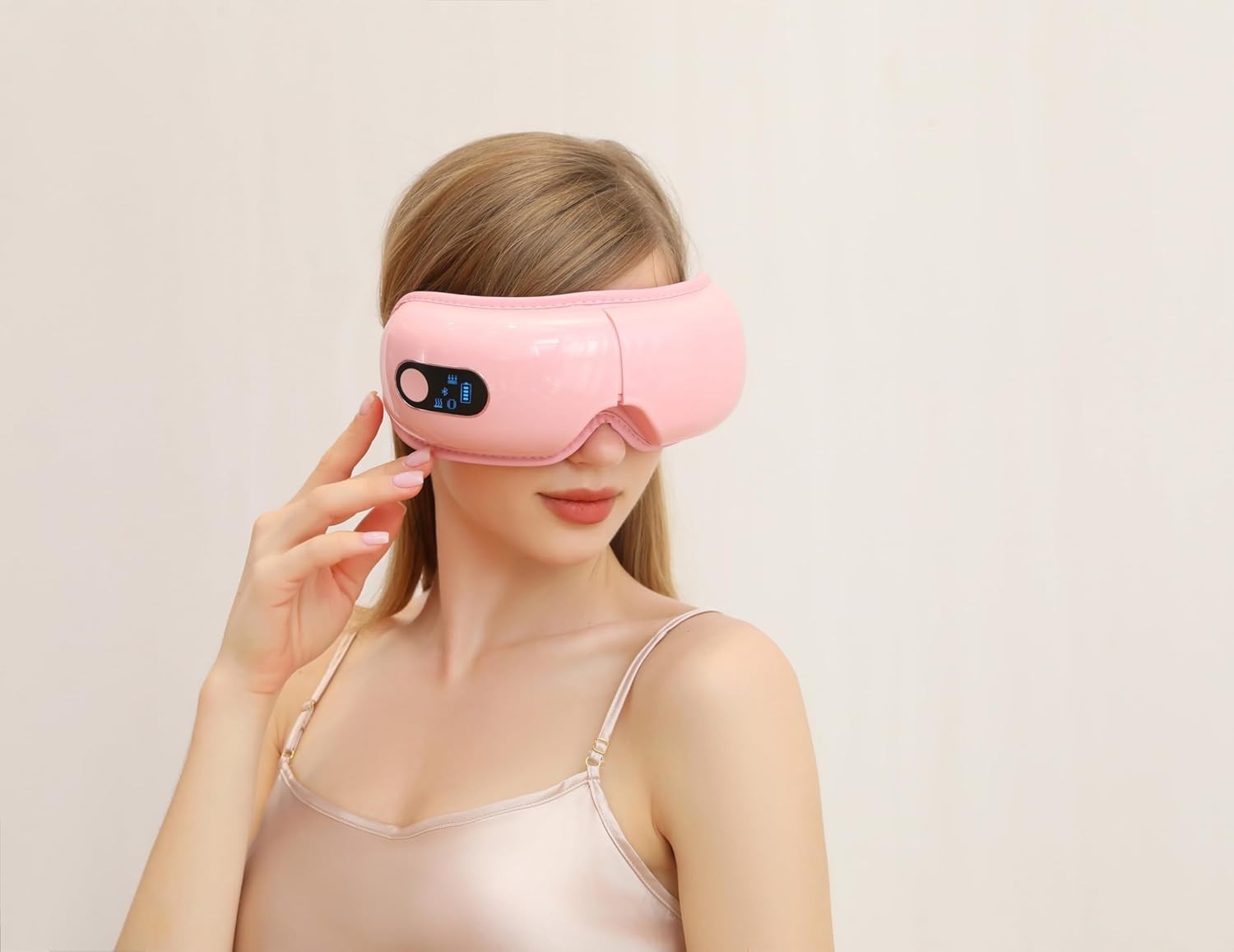 Heated Eye Massager Airbag Kneading Vibration Bluetooth