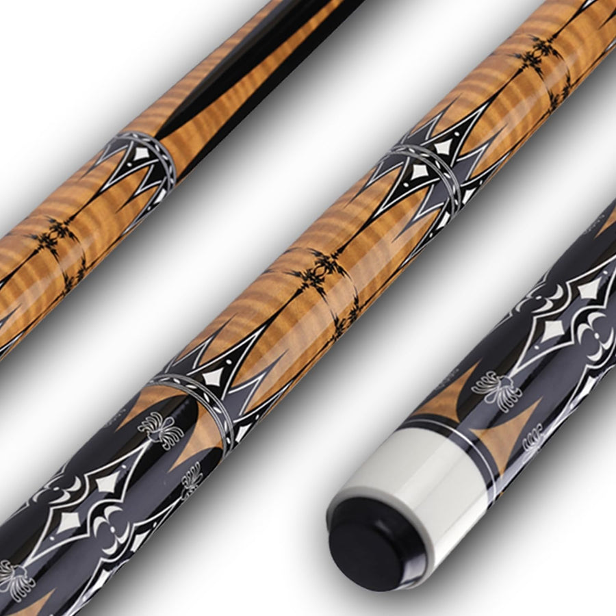 58 Inch 2 Piece Maple Pool Cue 13mm Tip 19oz 20oz Billiard Stick