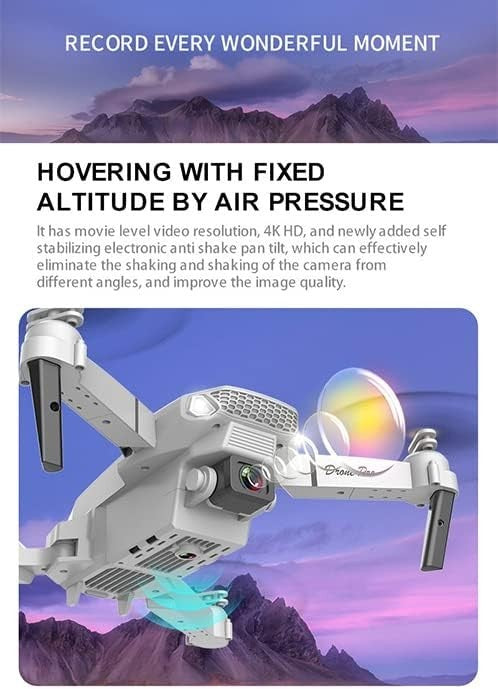 GPS Drone E88 Pro with 1080P Dual Camera Foldable RC Quadcopter Adults