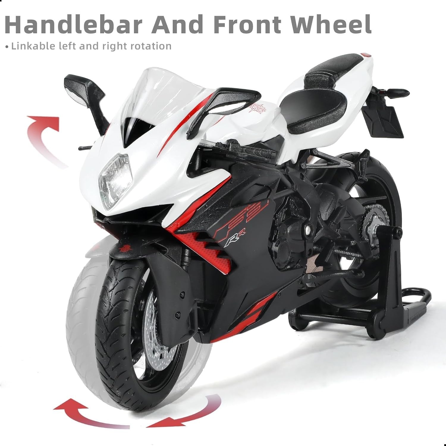 1:12 Diecast Motorcycle Model – No Assembly, Alloy Build, Display Gift Toy