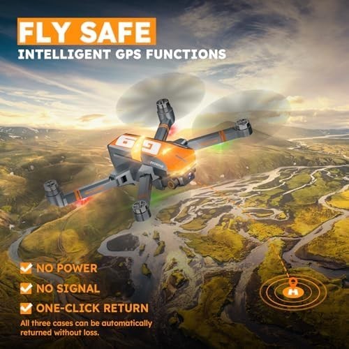 G9 4K GPS Drone with Camera, Brushless Motor, Follow Me, 45-Min Flight