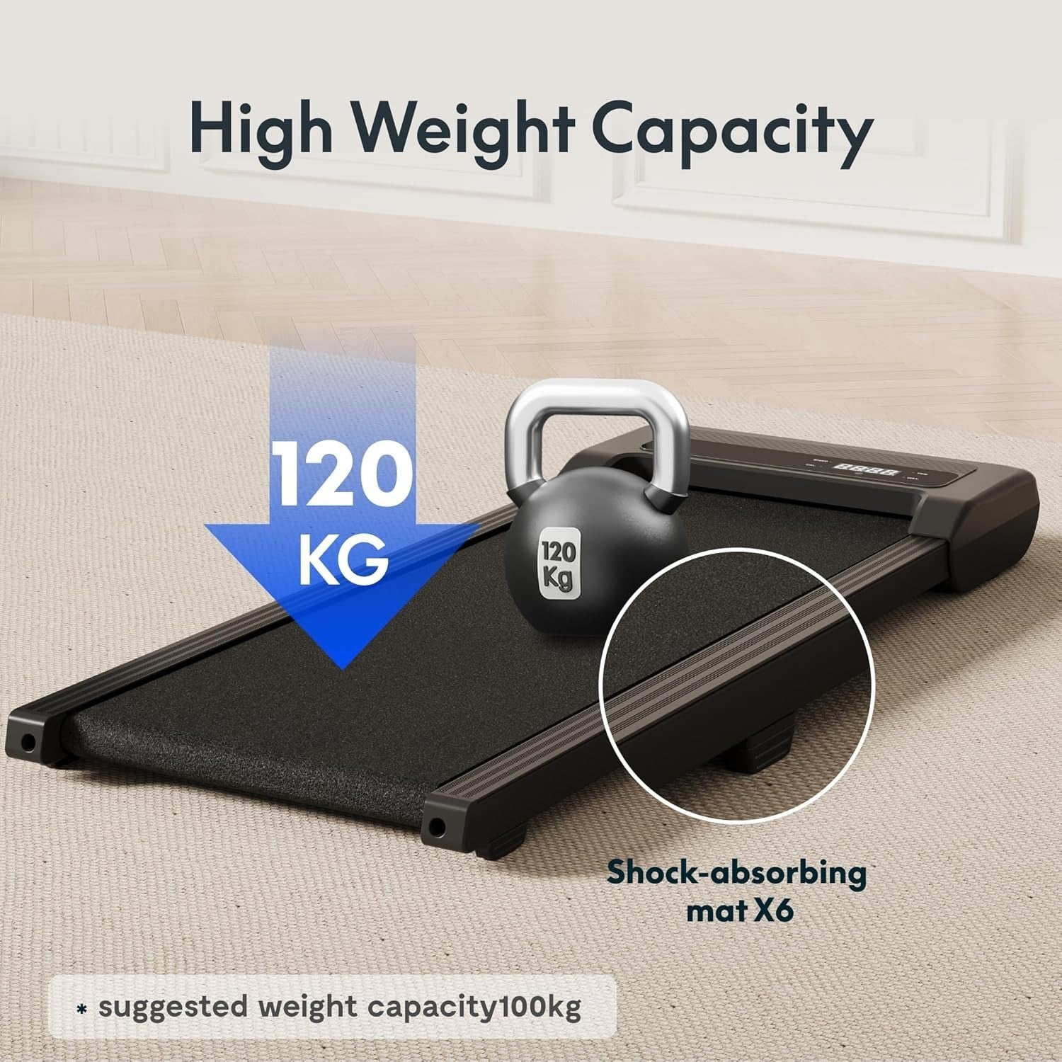 Under Desk Treadmill 4-in-1 Walking Pad | Compact, Quiet, Remote Control