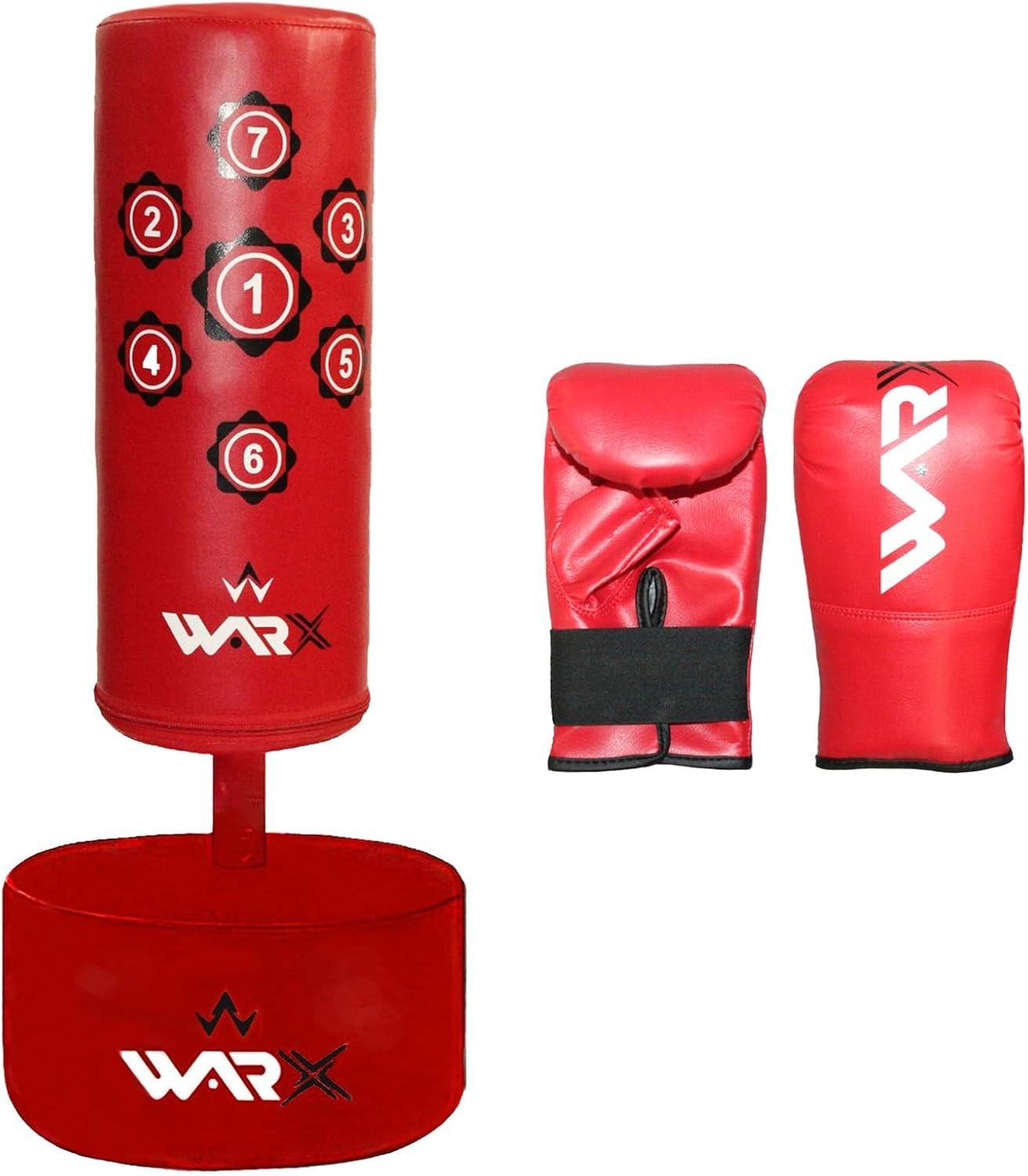 Junior Boxing Punch Bag Set 3ft–4ft Free Standing Kids Training Kit