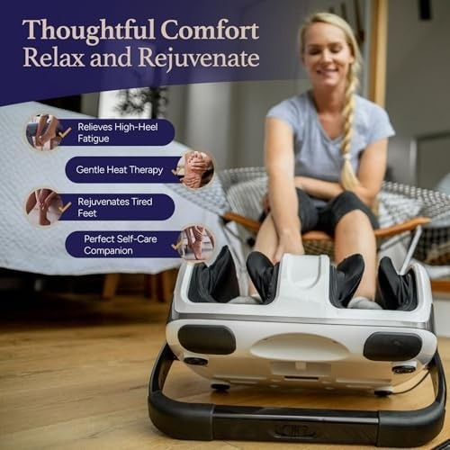 Shiatsu Foot Massager with Heat & Remote Deep Relaxation Pain Relief