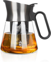 500ml Glass Teapot with Infuser Loose Leaf Tea Pot Stainless Steel Spout