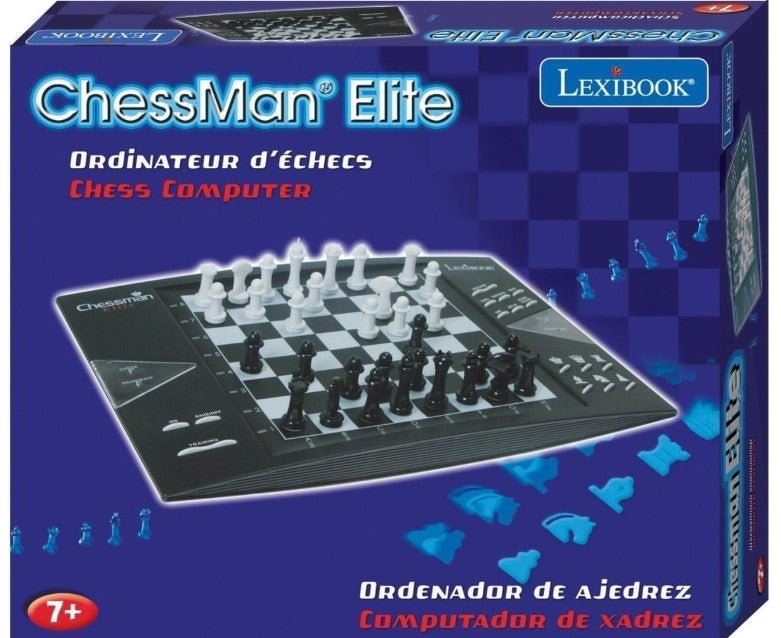 Electronic Chess Set with 64 Difficulty Levels | LED Display | Battery or Adapte
