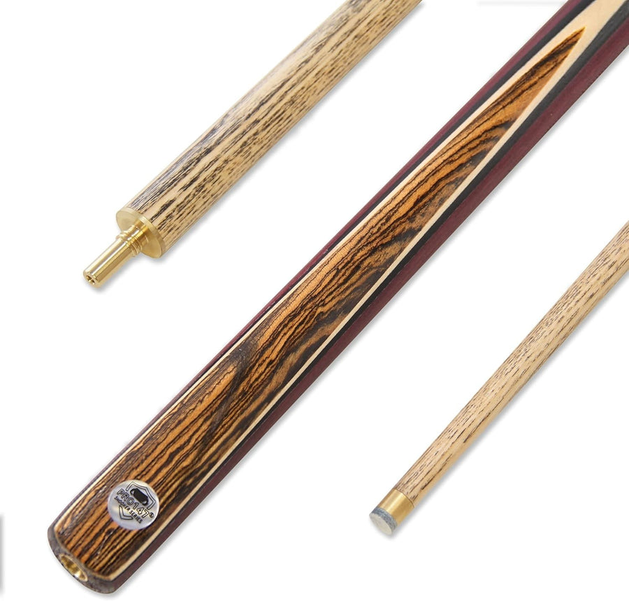 57in Classic Ash Snooker Pool Cue 2 Piece Centre Joint 9.5mm Tip