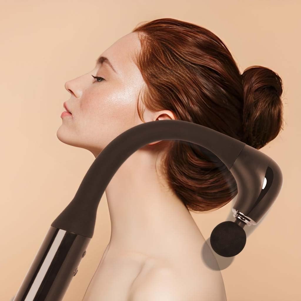 Long Handle Massage Gun Deep Tissue Back & Neck Relief Cordless Quiet