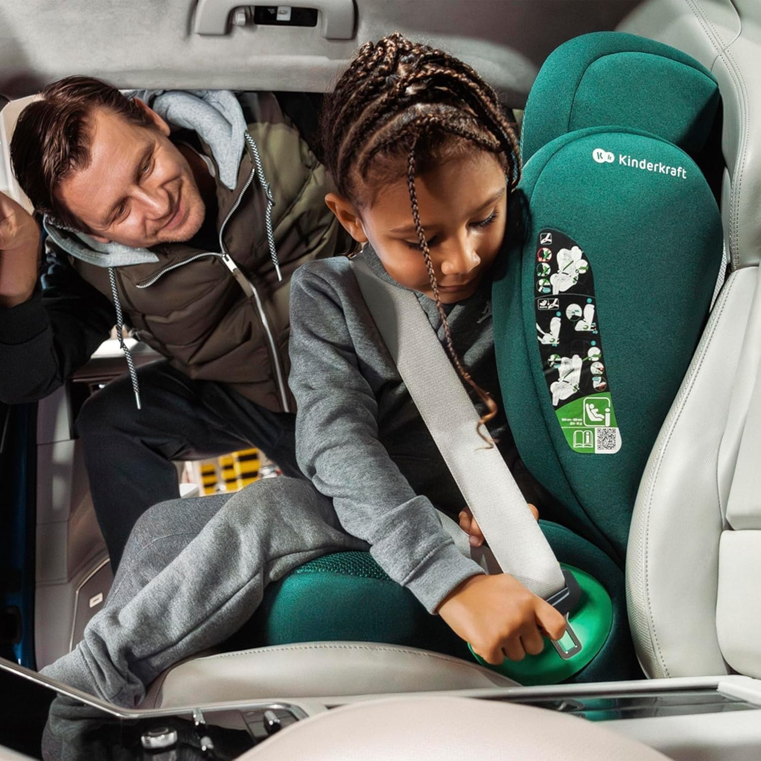ISOFIX High Back Booster Car Seat 100–150cm Side Impact Protection