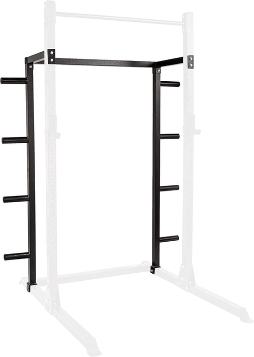 Bolt-On Weight Storage System Black & Gunmetal for Half Power Rack