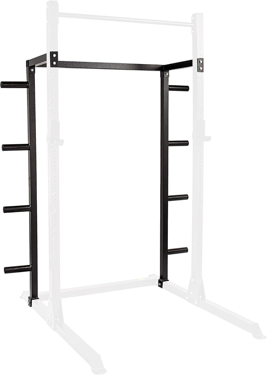 Bolt-On Weight Storage System Black & Gunmetal for Half Power Rack