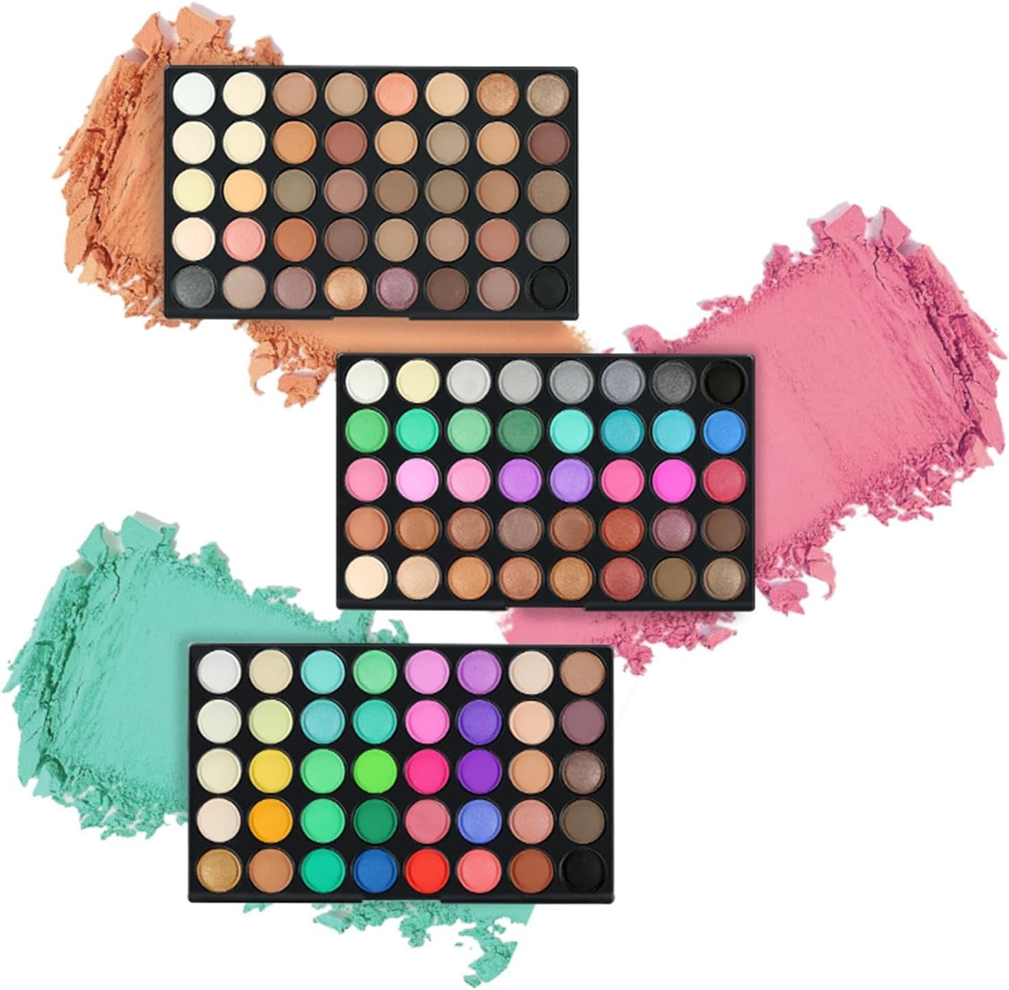 All In One Makeup Kit Gift Set 2 Palette Brushes Lipstick Set