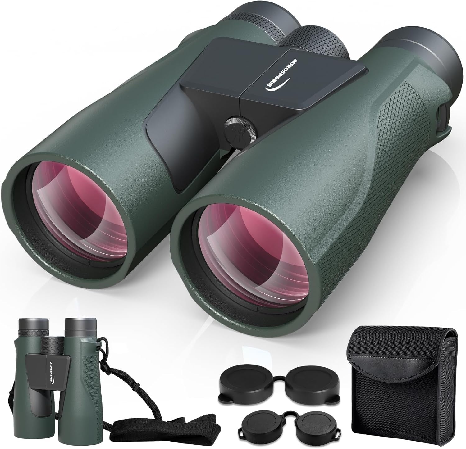 15x56 High Power Binoculars HD Large View Low-Light Vision for Bird Watching Tra