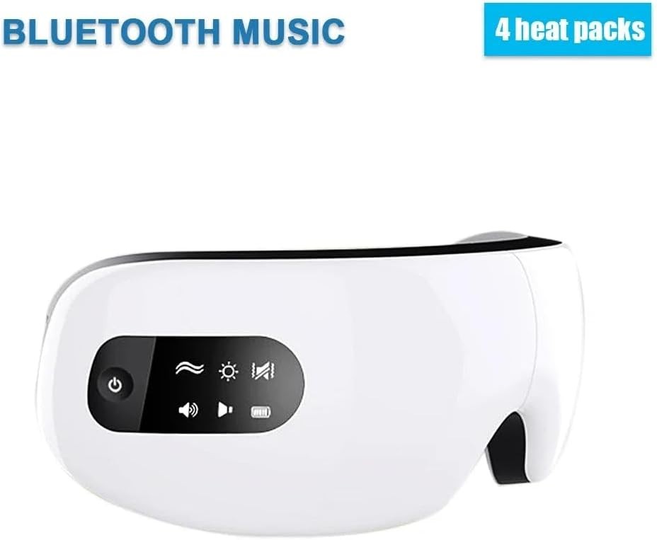 Heated Eye Massager Vibration Hot Compress Music Rechargeable